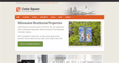 Desktop Screenshot of cedarsquarellc.com
